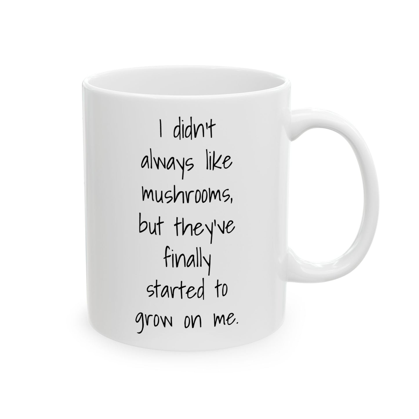 Personalized Mug - Whimsical Mushroom and Skull Ceramic Mug (11oz, 15oz)