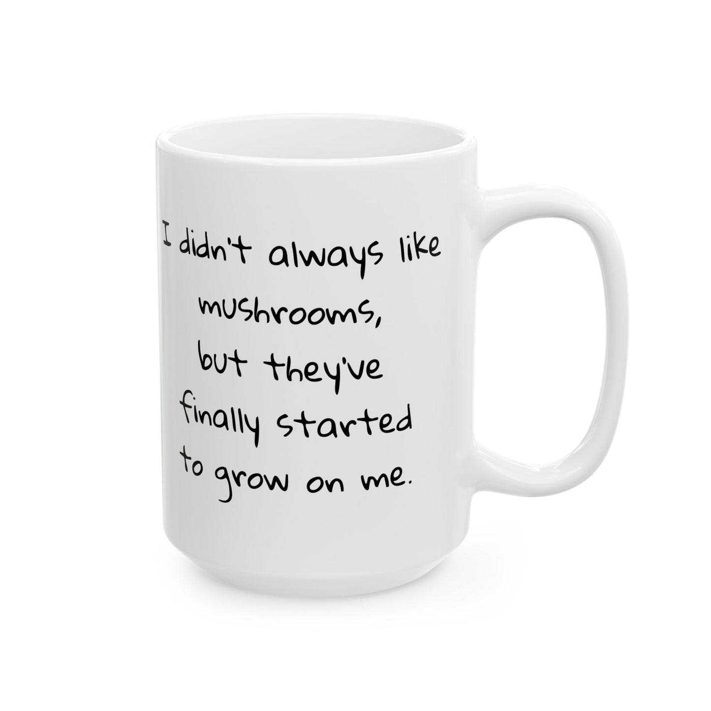 Personalized Mug - Whimsical Mushroom and Bunny Ceramic Mug (11oz/15oz)