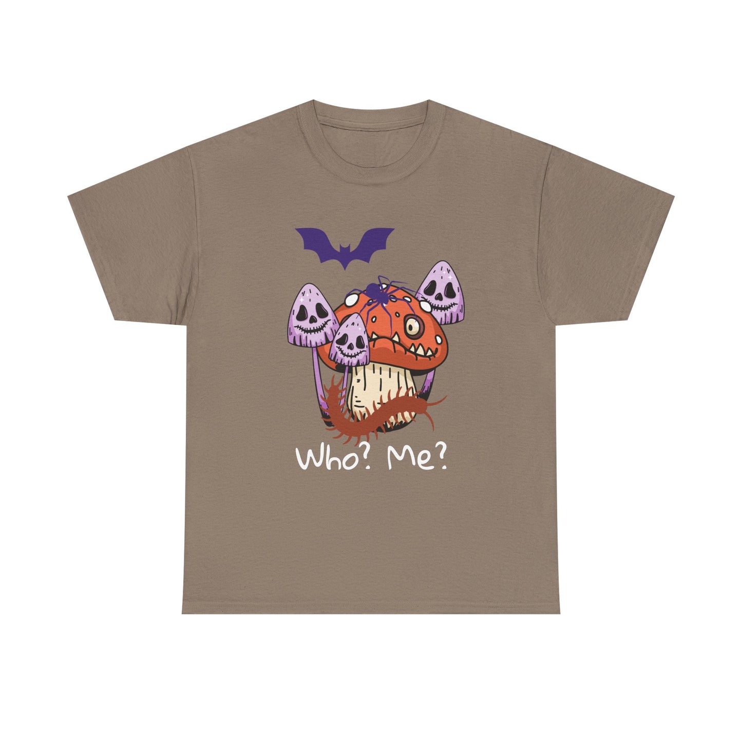 Whimsical Mushroom Monster Tee, Fun Graphic T-Shirt, Halloween Costume Shirt, Halloween Gift, Cartoon Art Clothing