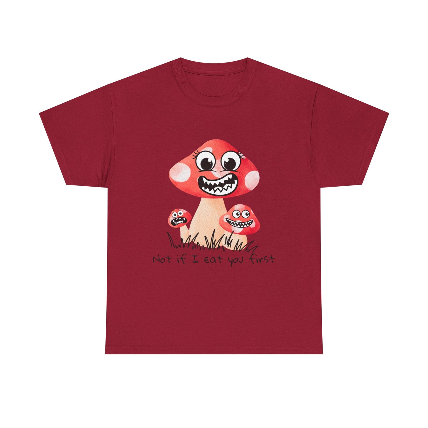 Whimsical Mushroom Tee, Fun Graphic Shirt, Casual Wear, Cute Gift, Nature Lover Tee, Halloween Apparel