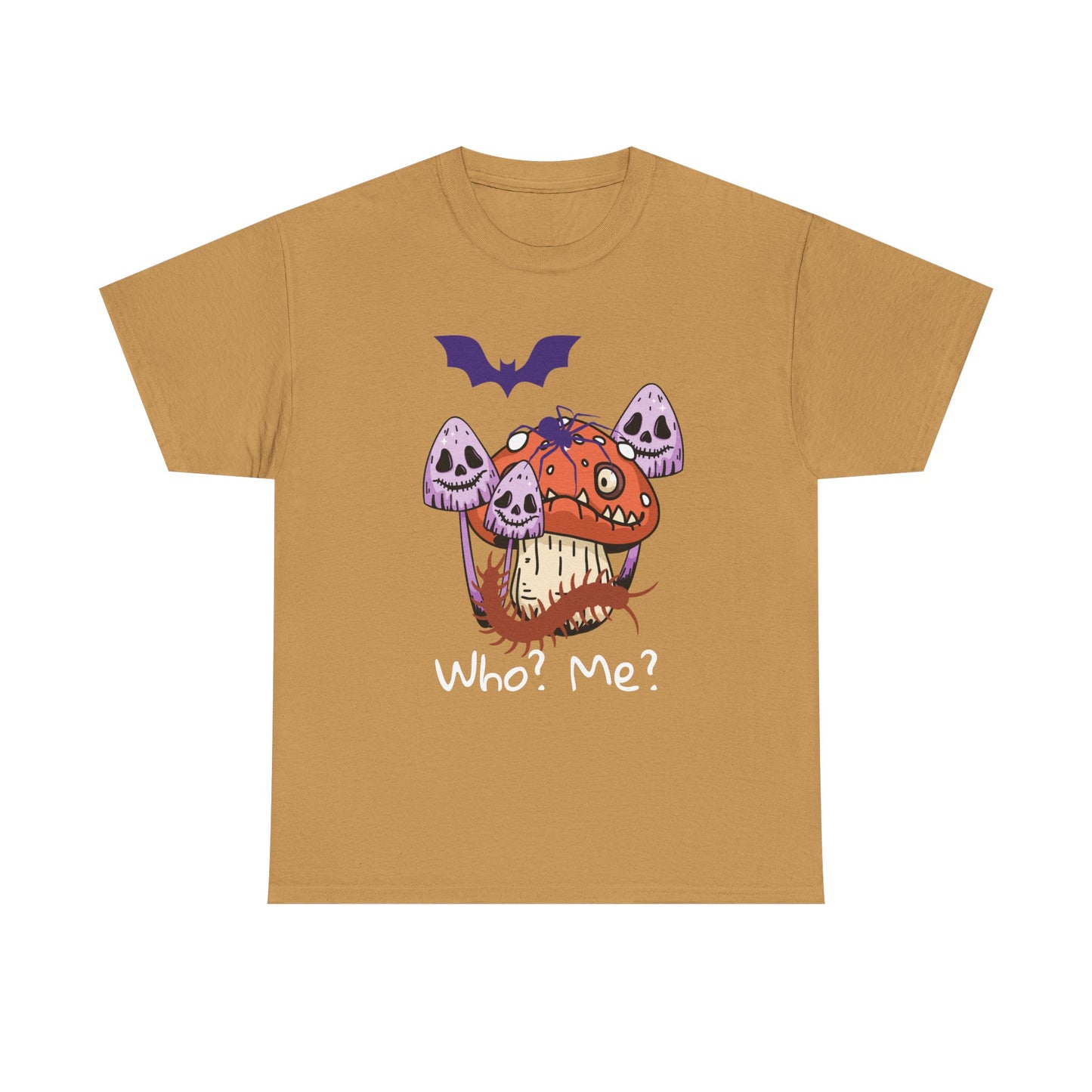 Whimsical Mushroom Monster Tee, Fun Graphic T-Shirt, Halloween Costume Shirt, Halloween Gift, Cartoon Art Clothing