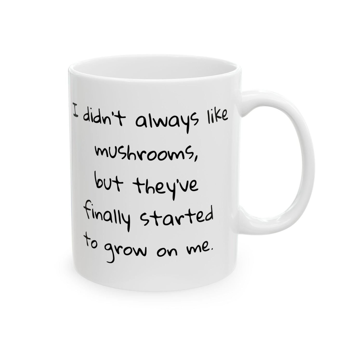 Personalized Mug - Whimsical Mushroom and Bunny Ceramic Mug (11oz/15oz)