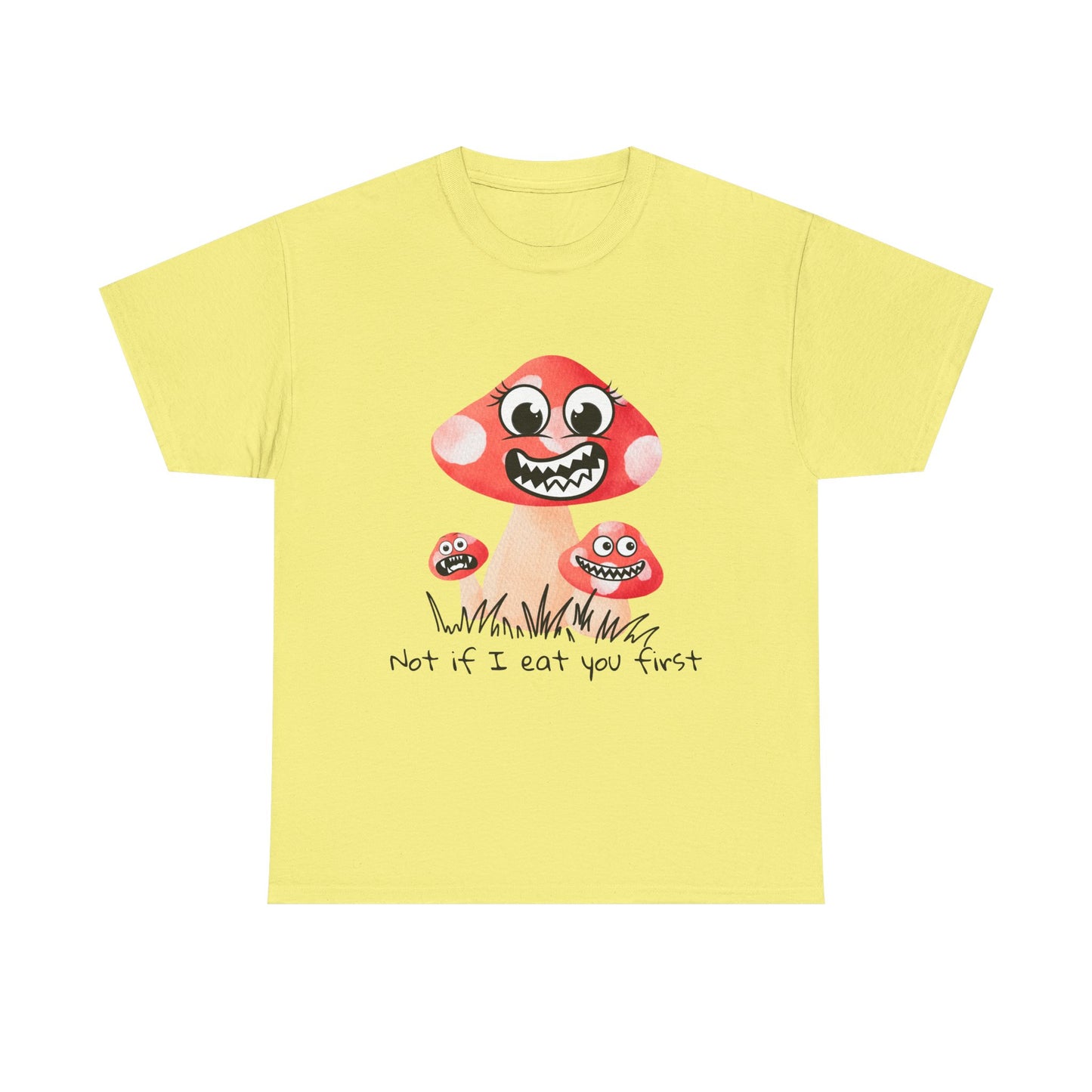 Whimsical Mushroom Tee, Fun Graphic Shirt, Casual Wear, Cute Gift, Nature Lover Tee, Halloween Apparel