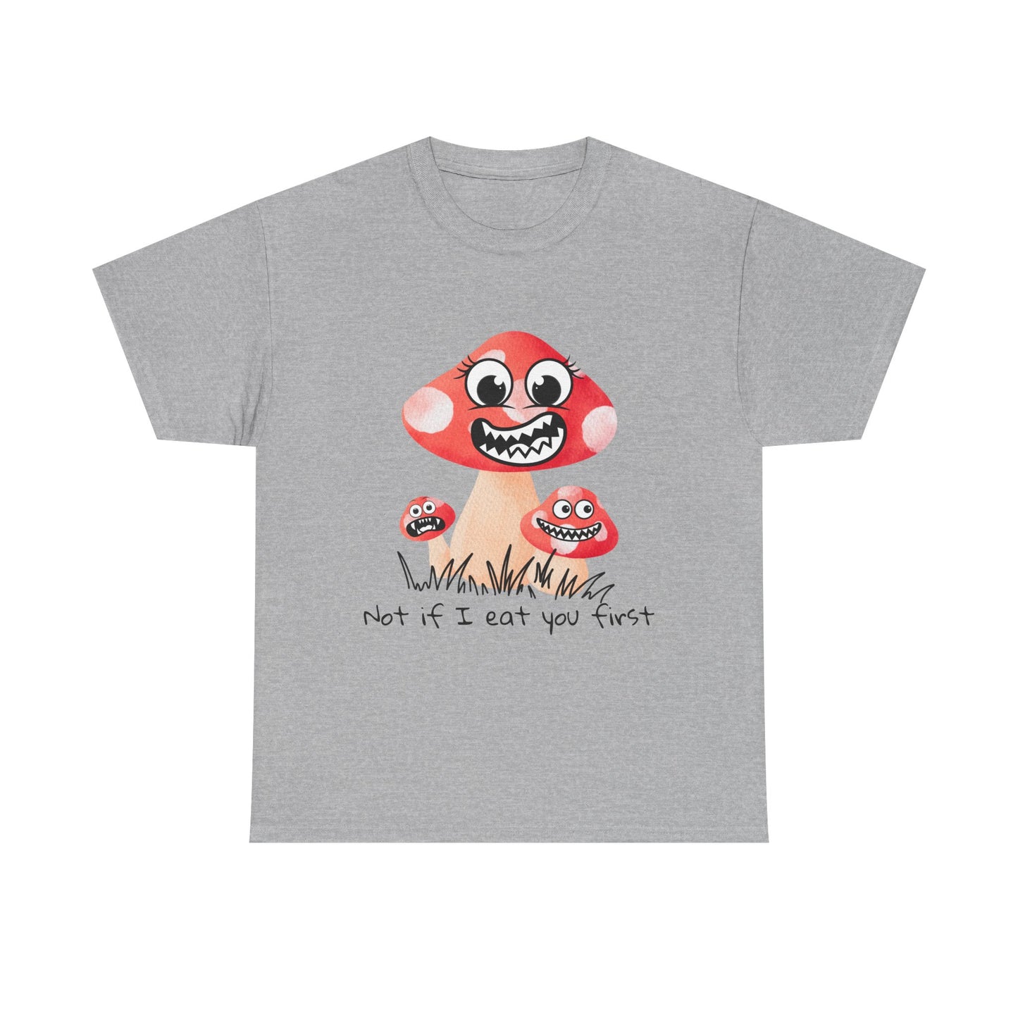 Whimsical Mushroom Tee, Fun Graphic Shirt, Casual Wear, Cute Gift, Nature Lover Tee, Halloween Apparel