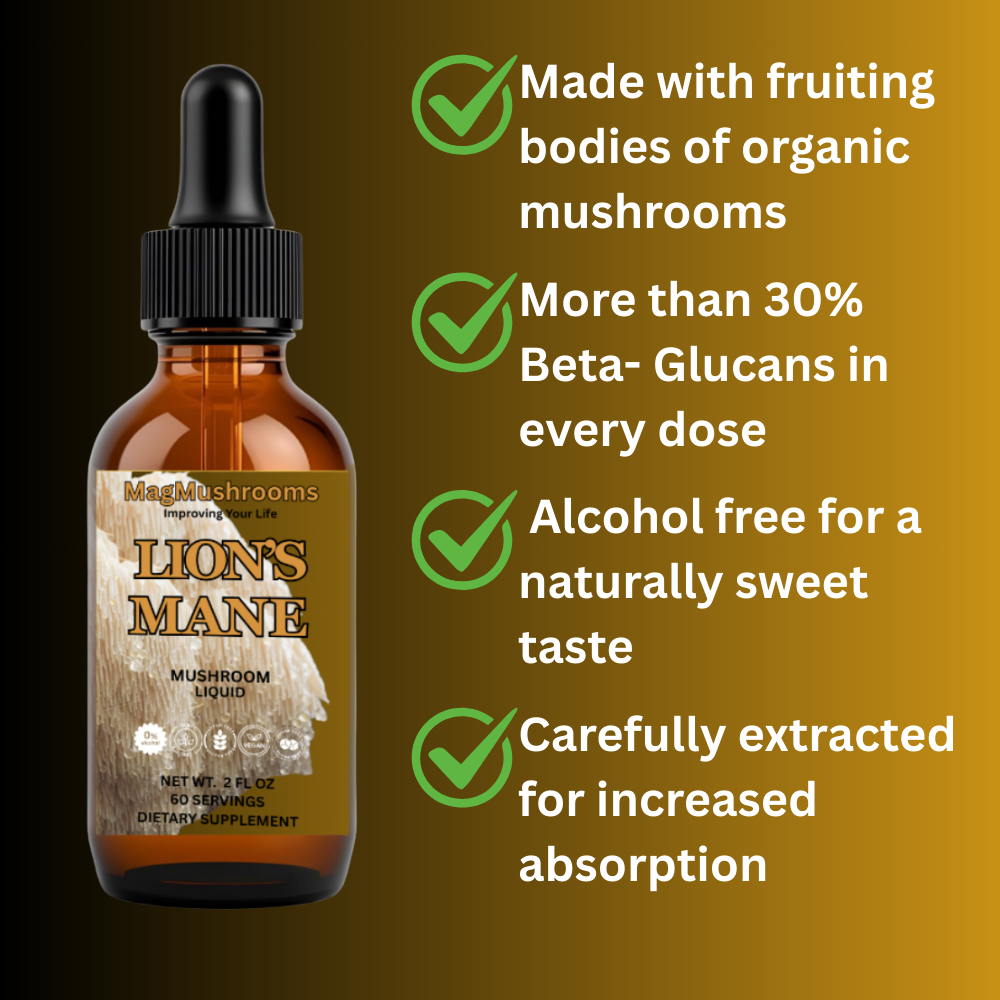 Lion's Mane Mushroom Alcohol Free Tincture