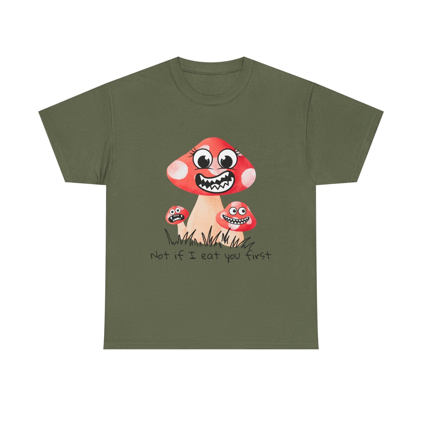 Whimsical Mushroom Tee, Fun Graphic Shirt, Casual Wear, Cute Gift, Nature Lover Tee, Halloween Apparel