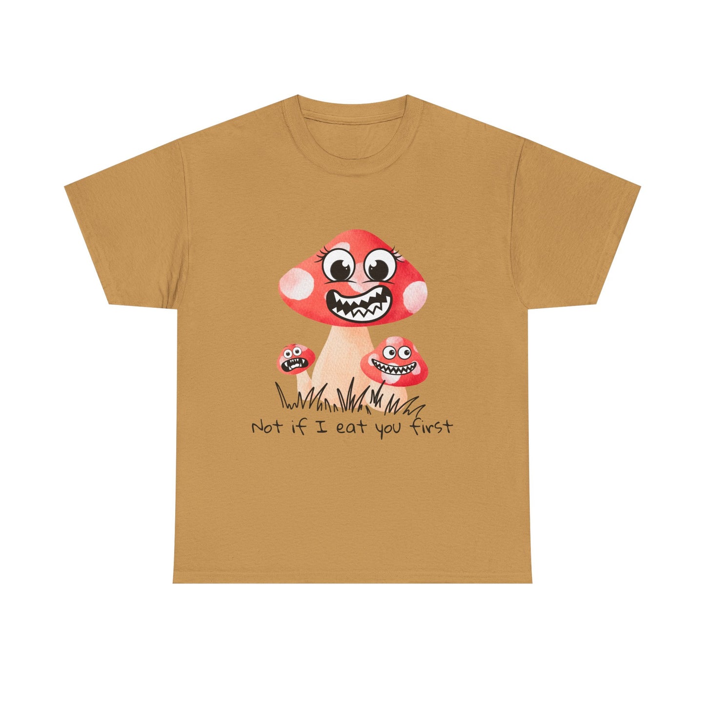 Whimsical Mushroom Tee, Fun Graphic Shirt, Casual Wear, Cute Gift, Nature Lover Tee, Halloween Apparel