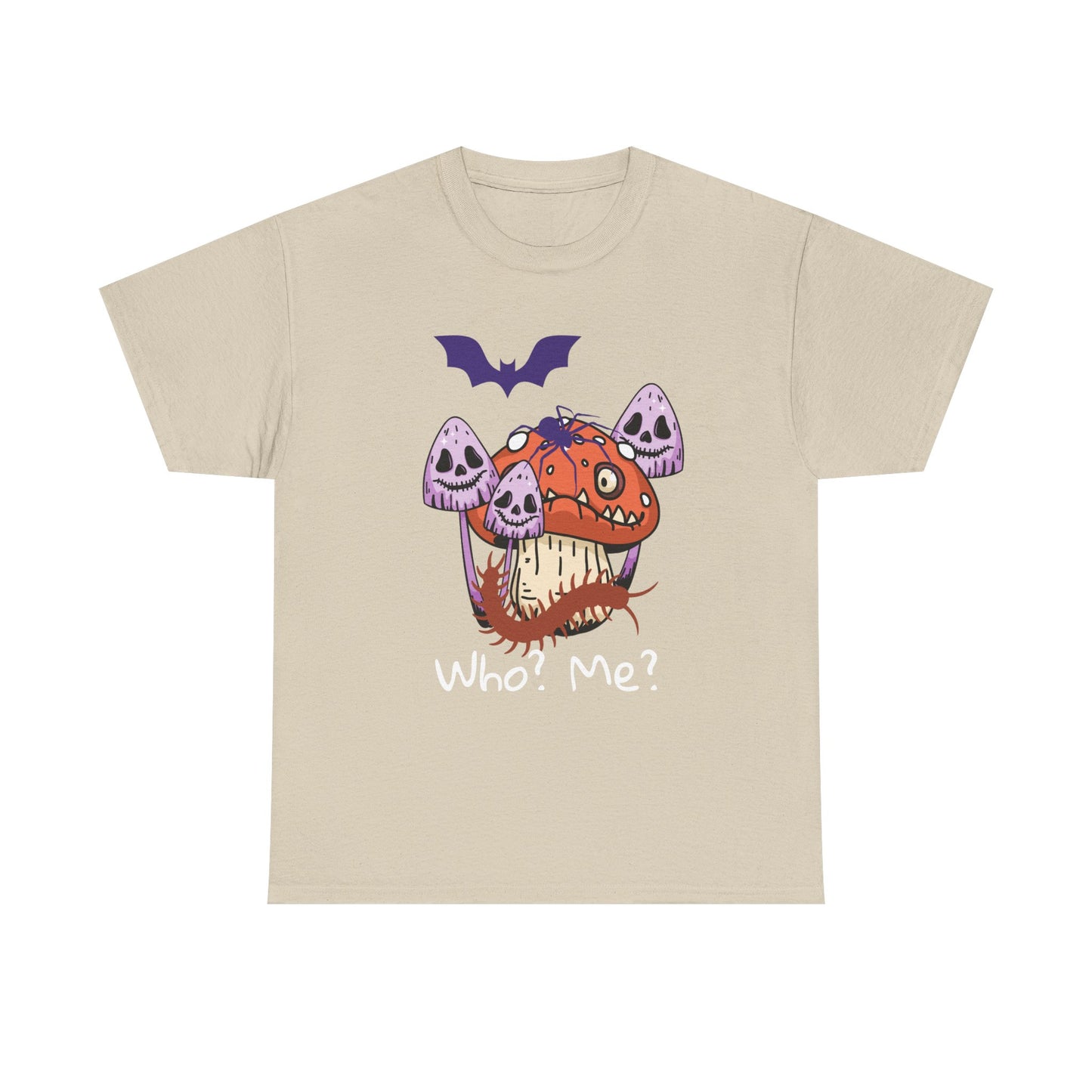 Whimsical Mushroom Monster Tee, Fun Graphic T-Shirt, Halloween Costume Shirt, Halloween Gift, Cartoon Art Clothing