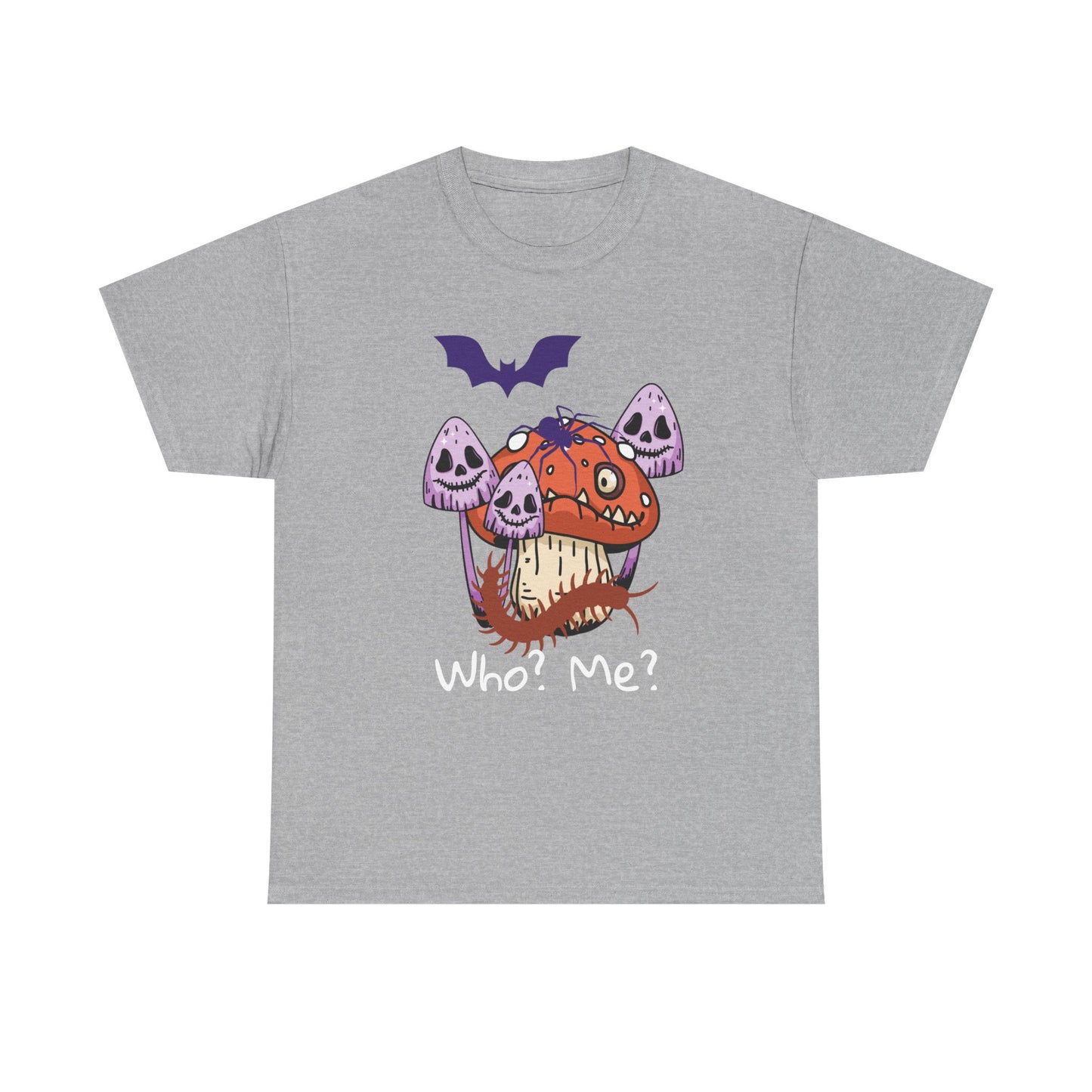 Whimsical Mushroom Monster Tee, Fun Graphic T-Shirt, Halloween Costume Shirt, Halloween Gift, Cartoon Art Clothing