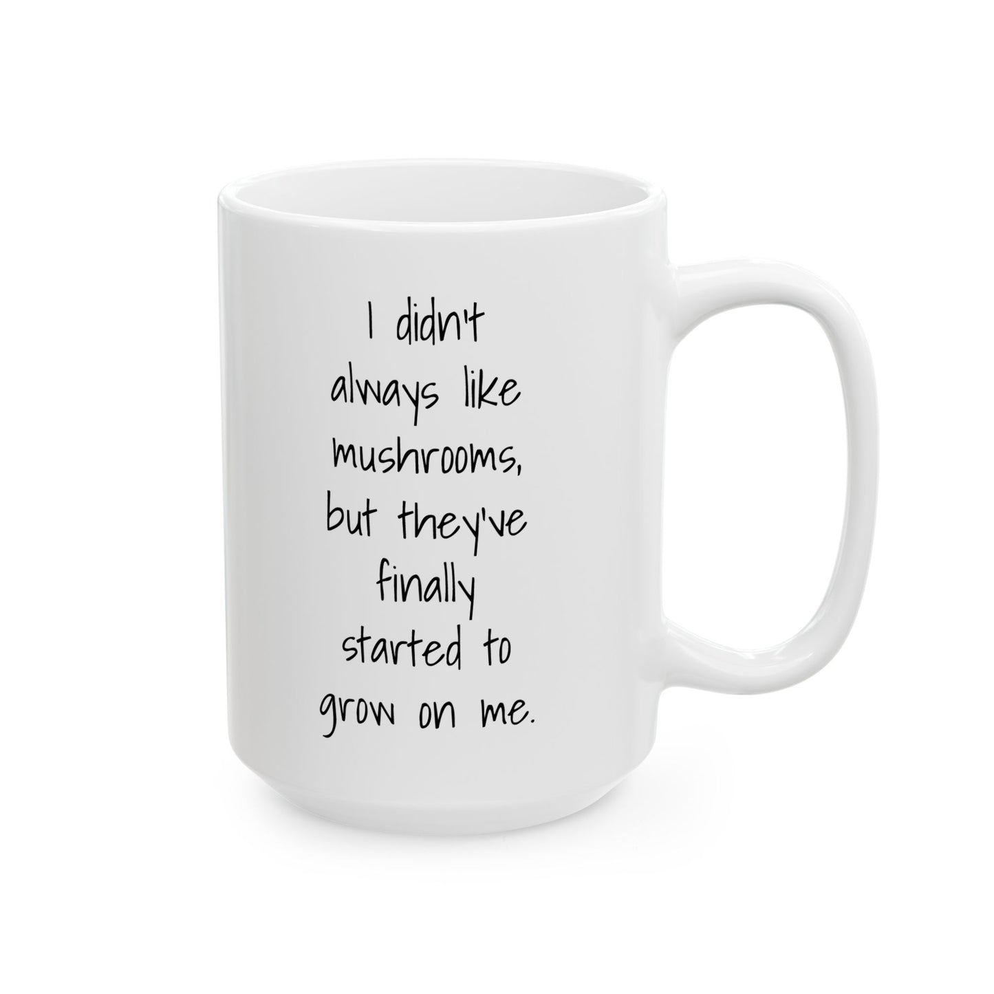 Personalized Mug - Whimsical Mushroom and Skull Ceramic Mug (11oz, 15oz)