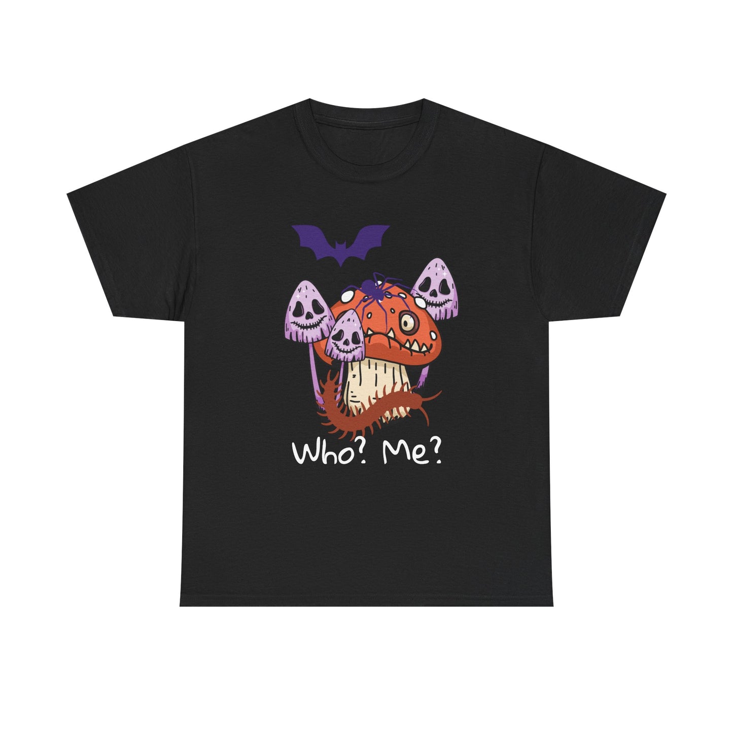 Whimsical Mushroom Monster Tee, Fun Graphic T-Shirt, Halloween Costume Shirt, Halloween Gift, Cartoon Art Clothing