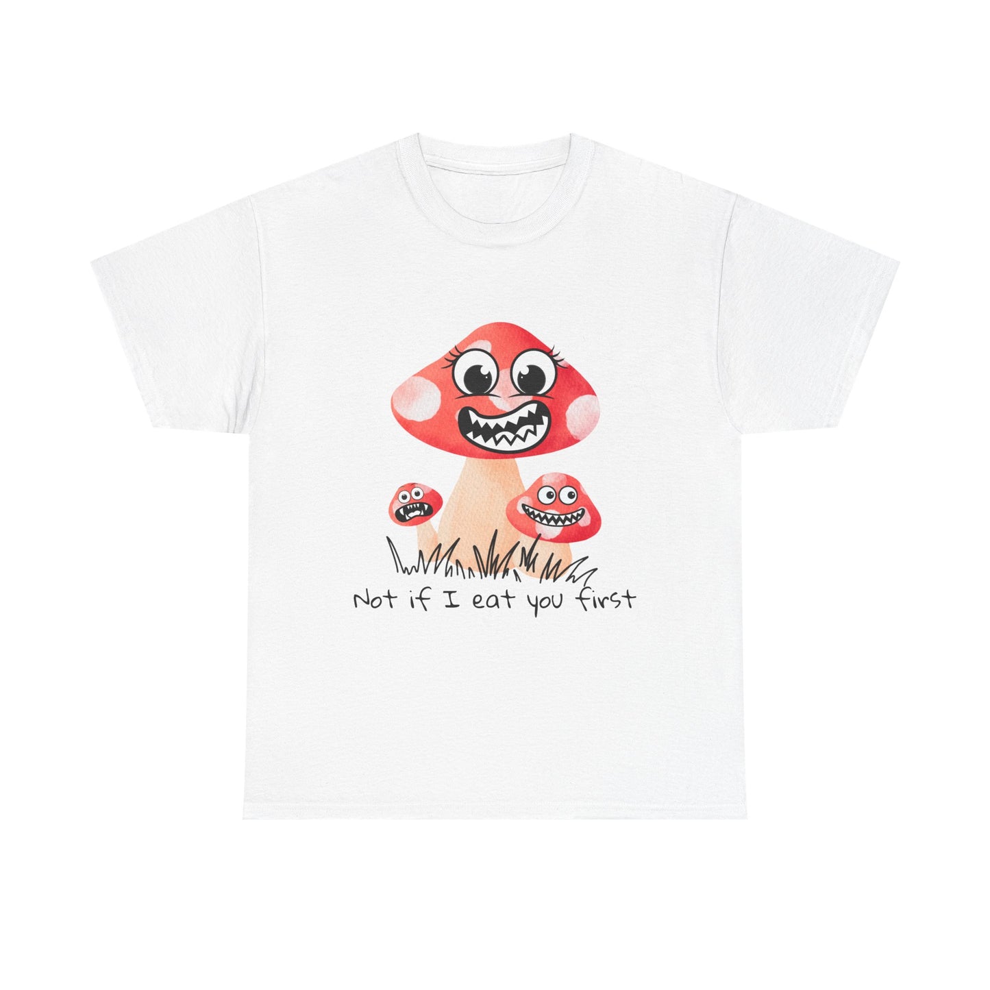 Whimsical Mushroom Tee, Fun Graphic Shirt, Casual Wear, Cute Gift, Nature Lover Tee, Halloween Apparel