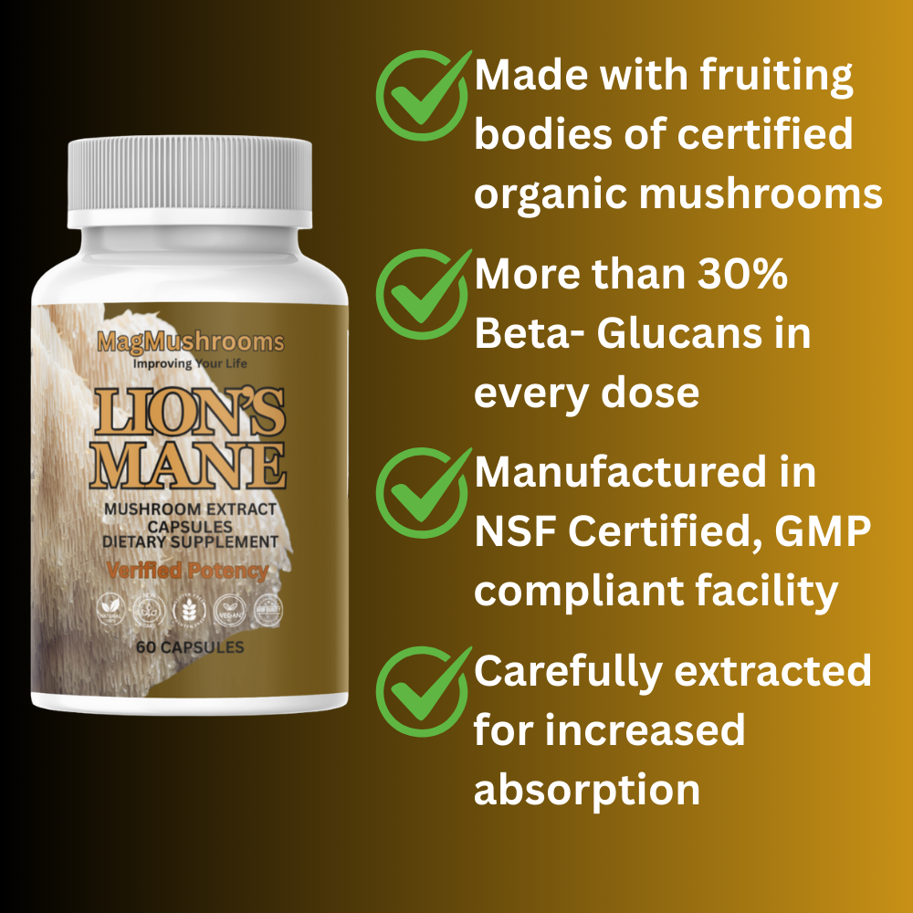 Lion's Mane Mushroom Capsules