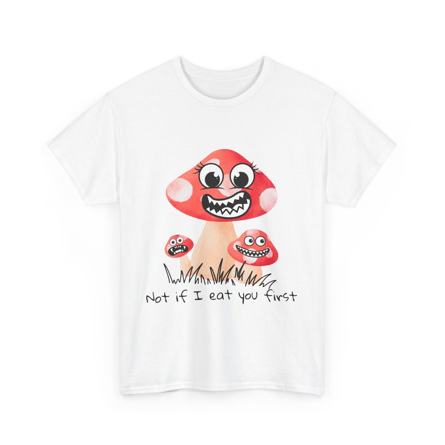 Whimsical Mushroom Tee, Fun Graphic Shirt, Casual Wear, Cute Gift, Nature Lover Tee, Halloween Apparel