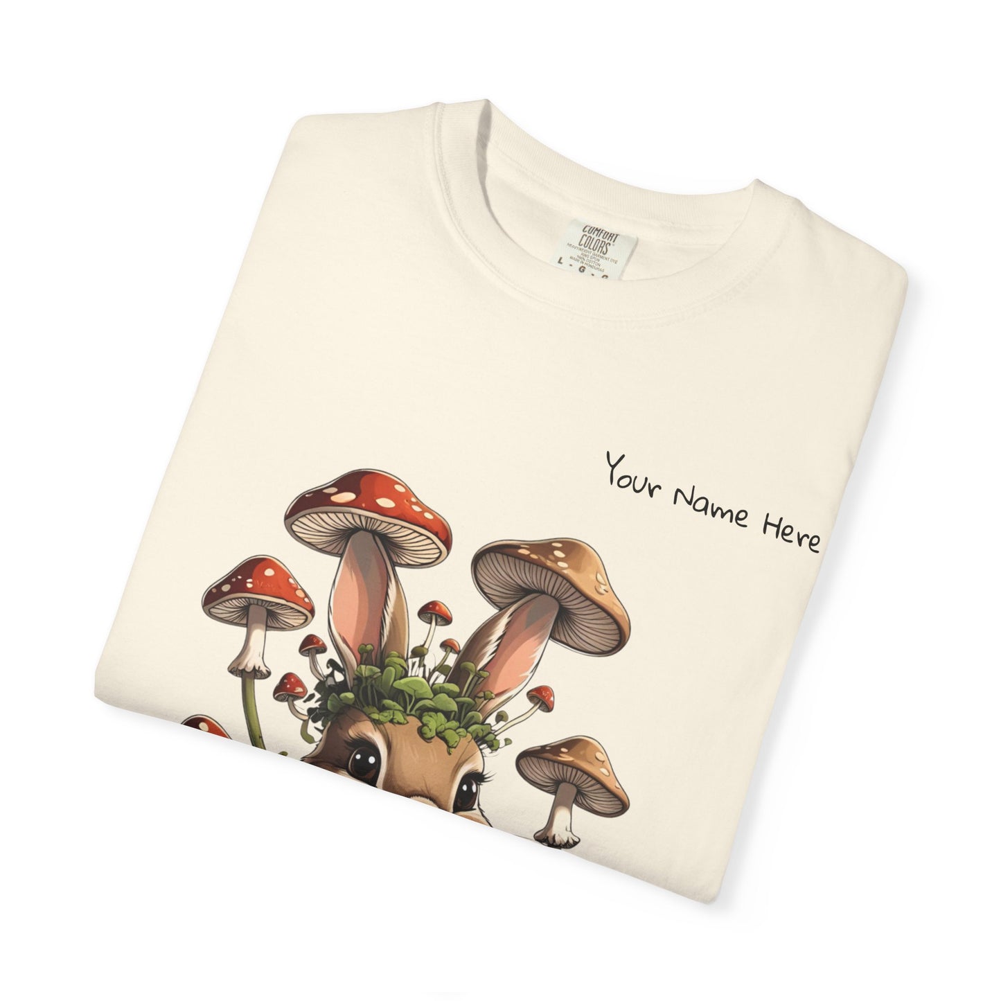 Cute Mushroom Bunny T-Shirt, Funny Quote Tee, Gift for Nature Lovers, Trendy Unisex Shirt, Casual Wear, Gardening Gift